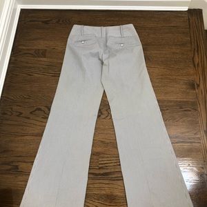 Hinge wide leg striped flare pants